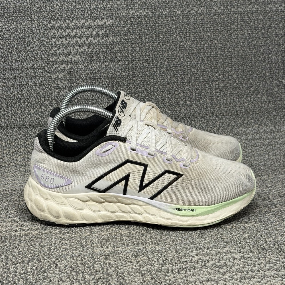 New Balance Fresh Foam X 680v8 W680CW8 Women's 7 Running Shoes White Grey Purple